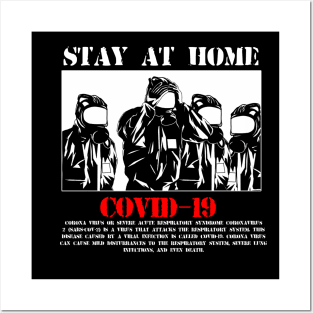 Stay at home Posters and Art